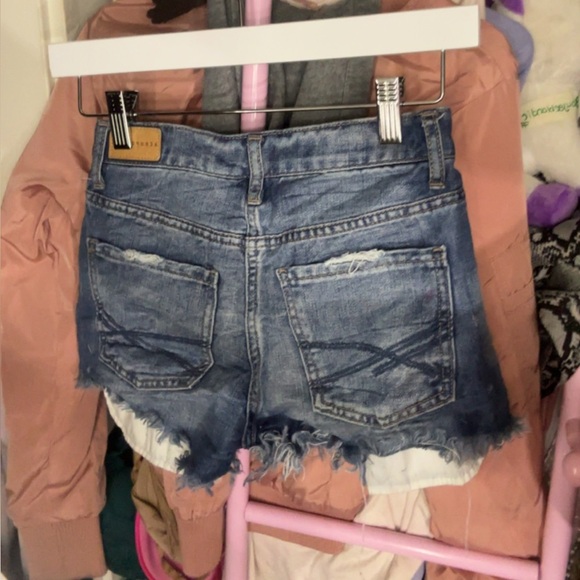 Aeropostale Cheeky Jean Shorts 💙 | Size 000 | High-Waisted - Picture 1 of 2